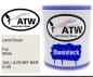 Preview: Land-Rover, Fuji White, 1AA / JLRC867 NER 2135: 1L Lackdose, von ATW Autoteile West.